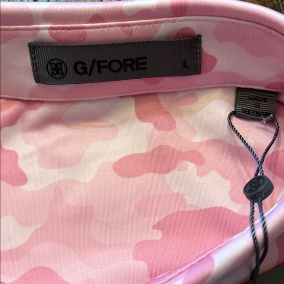 G/FORE Mapped Camo Tech Jersey Polo Large NWT Golf Shirt GMP000045 Gorpcore - Picture 7 of 8